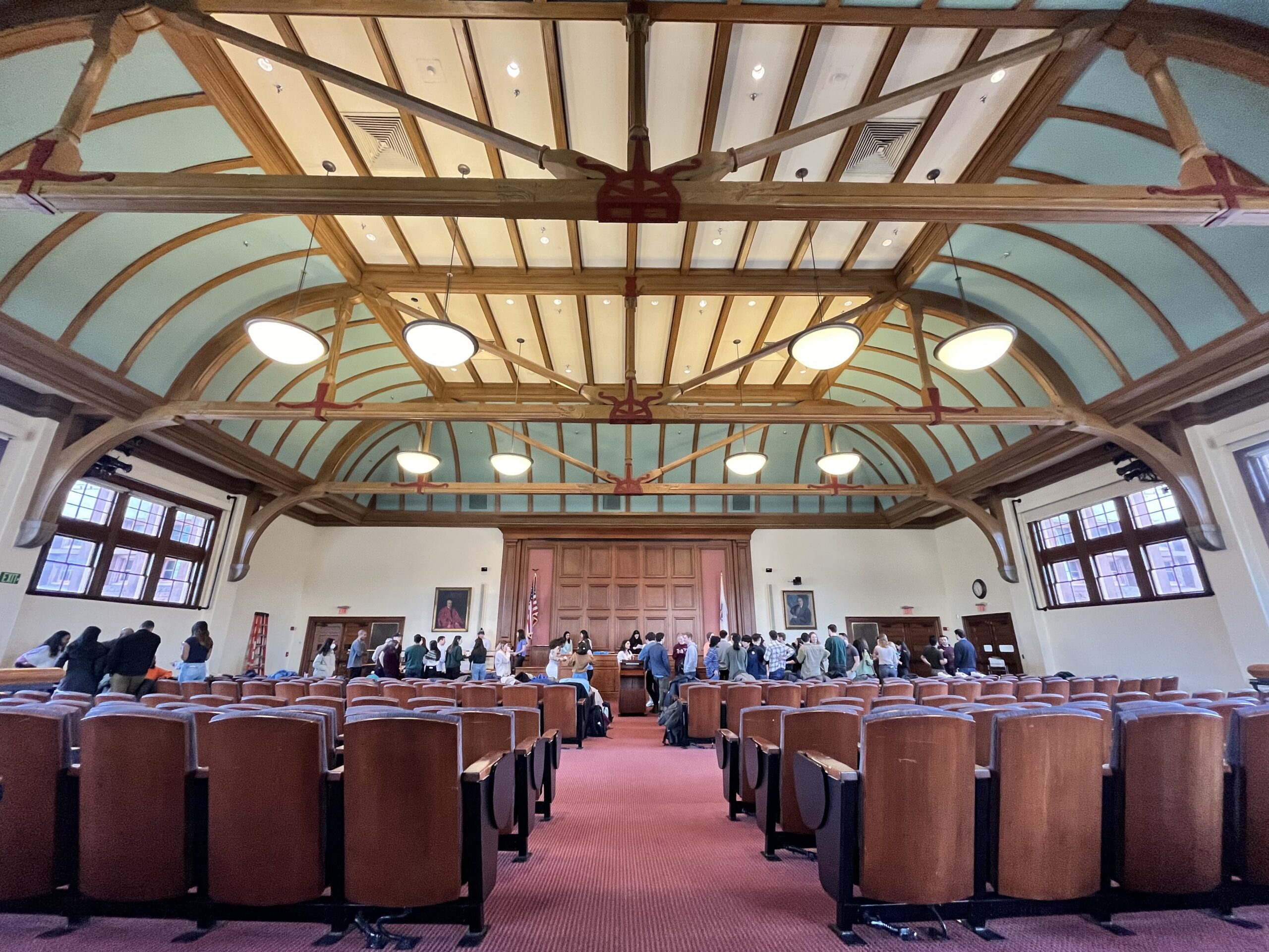 Students Gather for the 2023 HLS Ames Moot Court Competition The