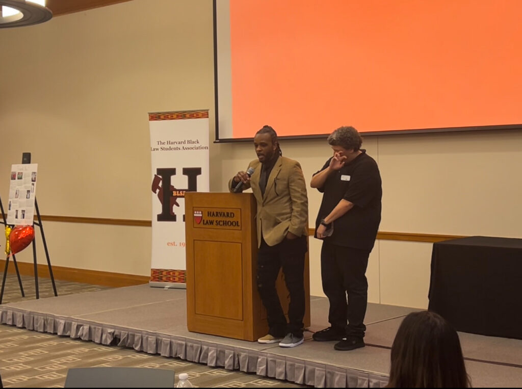 Brione Merchant talks about his affection for award winner Jessica Crews, following the announcement of her award win.